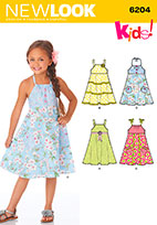 New Look 6204 Pattern ( Size 3-4-5-6-7-8 )