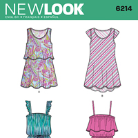 New Look 6214 Pattern ( Size 4-6-8-10-12-14-16 )