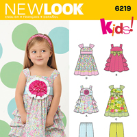 New Look 6219 Pattern ( Size 1/2-1-2-3-4 )