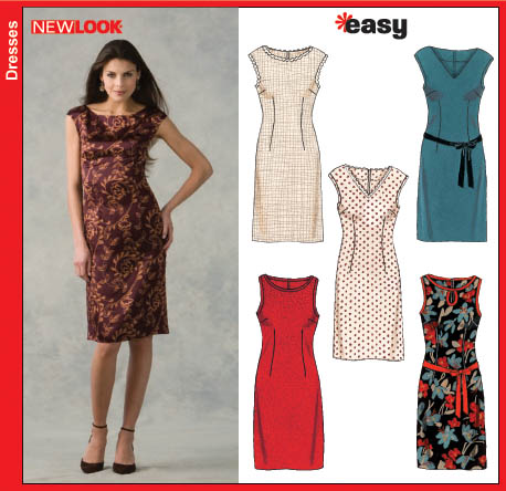 Designer Dress Patterns on Easy Tube Dress Sewing Pattern