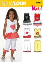 New Look 6961 Pattern( Size 3-4-5-6-7-8 )