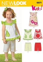 New Look 6971 Pattern( Size 1/2-1-2-3-4 )