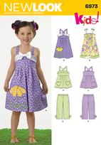 New Look 6973 Pattern( Size 3-4-5-6-7-8 )