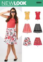 New Look 6981 Pattern( Size 8-10-12-14-16-18 )