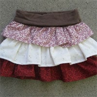 Adele 3 Tier Ruffle Skirt