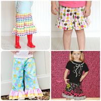 Cutie Pie Ruffle Pants, Shorts and Capris