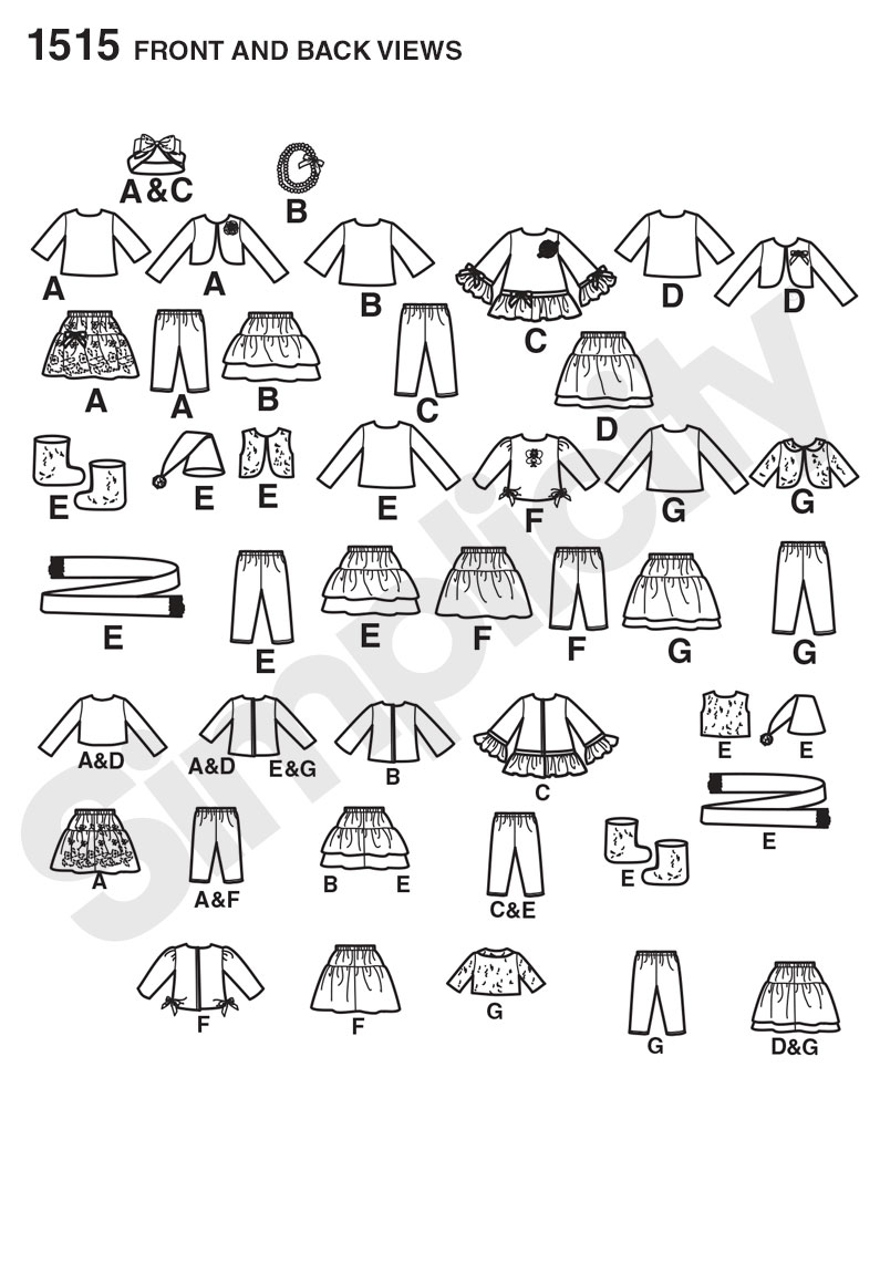 Click to magnify/shrink Simplicity 1515 18