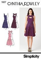 Simplicity 1607 Pattern ( Size 14-16-18-20-22 )