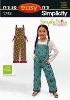 Simplicity 1742 Pattern ( Size 3-4-5-6-7-8 )