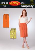 Simplicity 1743 Pattern ( Size 8-10-12-14-16-18 )