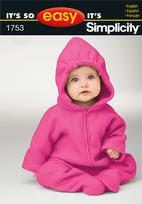 Simplicity 1753 Pattern ( Size XS-S-M-L )