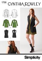 Simplicity 1756 Pattern ( Size 14-16-18-20-22 )