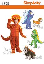 Simplicity 1765 Pattern ( Size 3-4-5-6-7-8 )