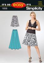 Simplicity 1856 Pattern ( Size 10-12-14-16-18-20 )