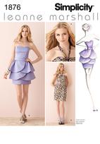 Simplicity 1876 Pattern ( Size 12-14-16-18-20 )