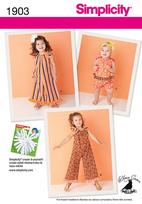 Simplicity 1903 Pattern ( Size 1/2-1-2-3 )