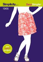 Simplicity 1966 Pattern ( Size 6-8-10-12-14-16-18 )