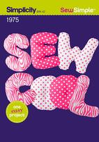 Simplicity 1975 Pattern ( Size ONE )