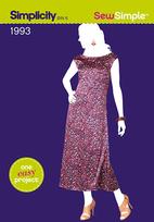 Simplicity 1993 Pattern ( Size 10-12-14-16-18-20-22 )