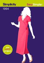 Simplicity 1994 Pattern ( Size 8-10-12-14-16-18 )