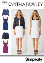 Simplicity 1688 Pattern ( Size 6-8-10-12-14 )