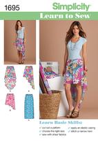 Simplicity 1695 Pattern ( Size 6-8-10-12-14-16-18 )