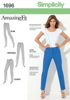 Simplicity 1696 Pattern ( Size 8-10-12-14-16 )