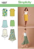 Simplicity 1697 Pattern ( Size 4-6-8-10-12 )