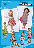 Simplicity 1702 Pattern ( Size 1/2-1-2-3 )