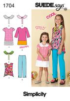 Simplicity 1704 Pattern ( Size 3-4-5-6 )
