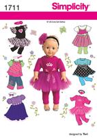 Simplicity 1711 Pattern ( Size ONE )