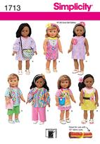 Simplicity 1713 Pattern ( Size ONE )