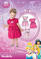 Simplicity 1671 Pattern ( Size 1/2-1-2-3-4 )
