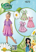 Simplicity 1672 Pattern ( Size 3-4-5-6-7-8 )