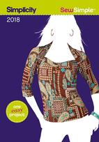 Simplicity 2018 Pattern ( Size 6-8-10-12-14-16 )