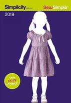 Simplicity 2019 Pattern ( Size 3-4-5-6-7-8 )