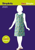 Simplicity 2020 Pattern ( Size 7-8-10-12-14 )