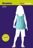 Simplicity 2021 Pattern ( Size 3-4-5-6 )