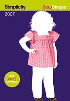 Simplicity 2027 Pattern ( Size 1/2-1-2-3-4 )