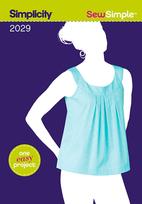 Simplicity 2029 Pattern ( Size 8-10-12-14-16-18 )