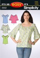 Simplicity 2032 Pattern ( Size 6-8-10-12-14-16 )