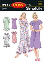 Simplicity 2044 Pattern ( Size XS-S-M-L-XL )
