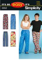 Simplicity 2052 Pattern ( Size 7-8-10-12-14-16 )
