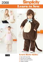 Simplicity 2068 Pattern ( Size 1/2-1-2-3-4 )
