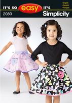 Simplicity 2083 Pattern ( Size 3-4-5-6-7-8 )