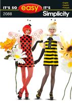 Simplicity 2088 Pattern ( Size XS-S-M-L-XL )