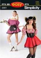 Simplicity 2091 Pattern ( Size 8-10-12-14-16-18 )