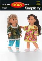 Simplicity 2100 Pattern ( Size ONE )