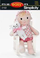 Simplicity 2102 Pattern ( Size ONE )