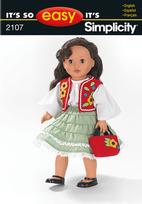 Simplicity 2107 Pattern ( Size ONE )